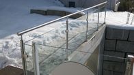 Wohnbaluster-Glasgeländer-System für Höhe der Terrassen-900mm -1200mm